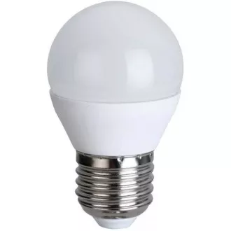 Solight LED izzó, miniglobe, 6W, E27, 3000K, 510lm