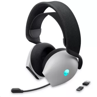 DELL Alienware két üzemmódú vezeték nélküli játékfejhallgató - AW720H (Lunar Light)