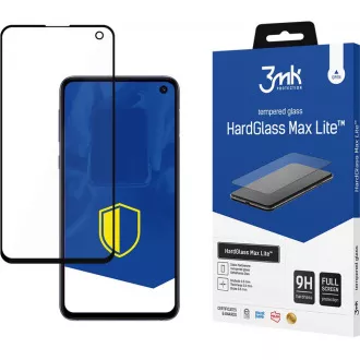 3mk edzett üveg HardGlass Max Lite Fekete Samsung Galaxy S10e (SM-G970) számára