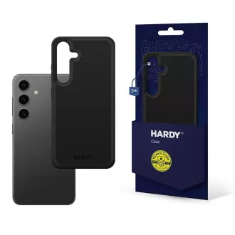 3mk védőburkolat HARDY Android selymes bőr mágnestok Samsung Galaxy S24 számára