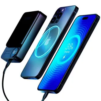 3mk powerbank - HARDY MagSynergy Ni  10, 000mAh, vezeték nélküli töltés