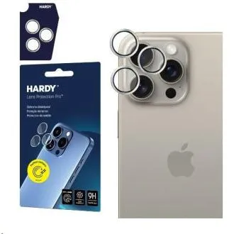 3mk HARDY lencsevédő Pro iPhone 15 Pro Max készülékhez Természetes 3mk HARDY lencsevédő Pro iPhone 15 Pro Max készülékhez Természetes