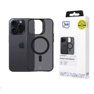 3mk Smoke MagCase védőburkolat Apple iPhone 15 Pro Max készülékhez 3mk Smoke MagCase védőburkolat Apple iPhone 15 Pro Max készülékhez