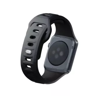 3mk óraszíj Apple 38/40/41 mm-es órához Fekete