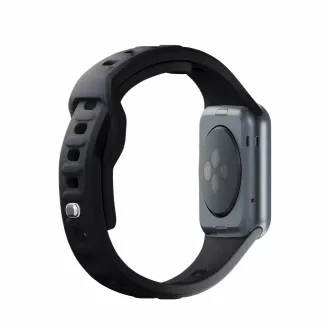 3mk óraszíj Apple 42/44/45/49 mm-es órához Fekete