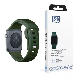 3mk óraszíj Apple 42/44/45/49 mm-es órához Sötétzöld