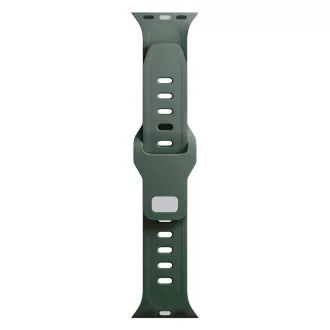 3mk óraszíj Apple 42/44/45/49 mm-es órához Sötétzöld