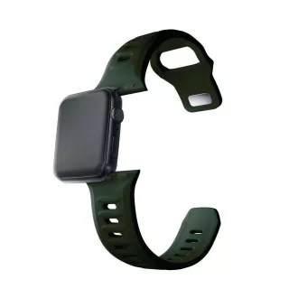 3mk óraszíj Apple 42/44/45/49 mm-es órához Sötétzöld