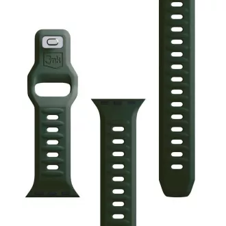 3mk óraszíj Apple 42/44/45/49 mm-es órához Sötétzöld