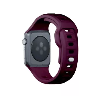 3mk óraszíj Apple 42/44/45/45/49 mm-es karóra, eperfa