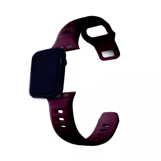 3mk óraszíj Apple 42/44/45/45/49 mm-es karóra, eperfa