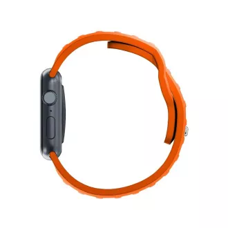3mk óraszíj Apple 42/44/45/45/49 mm-es órához narancssárga színben 3mk óraszíj Apple 42/44/45/45/49 mm-es órához narancssárga színben