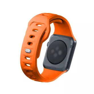 3mk óraszíj Apple 42/44/45/45/49 mm-es órához narancssárga színben 3mk óraszíj Apple 42/44/45/45/49 mm-es órához narancssárga színben