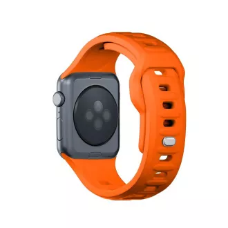 3mk óraszíj Apple 42/44/45/45/49 mm-es órához narancssárga színben 3mk óraszíj Apple 42/44/45/45/49 mm-es órához narancssárga színben