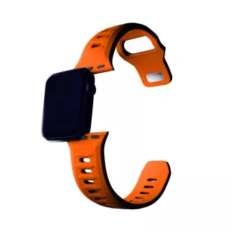 3mk óraszíj Apple 42/44/45/45/49 mm-es órához narancssárga színben 3mk óraszíj Apple 42/44/45/45/49 mm-es órához narancssárga színben