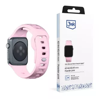 3mk Watch Strap for Apple 42/44/45/49 mm Powder Pink (púderrózsaszín) 3mk Watch Strap for Apple 42/44/45/49 mm Powder Pink (púderrózsaszín)