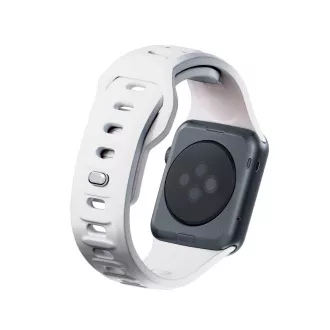 3mk óraszíj Apple 42/44/45/45/49 mm-es órához Fehér