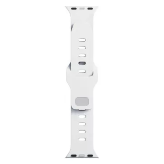 3mk óraszíj Apple 42/44/45/45/49 mm-es órához Fehér