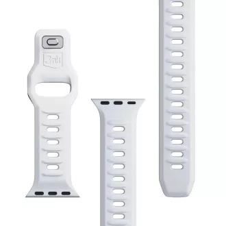 3mk óraszíj Apple 42/44/45/45/49 mm-es órához Fehér