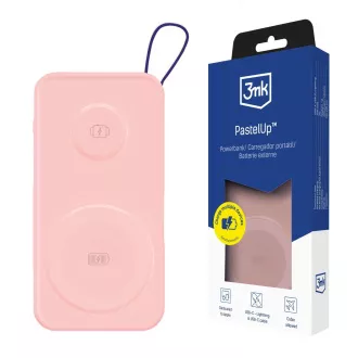 3mk PastelUp Powerbank 10, 000mAh 22.5W USB 1A1C - Rózsaszín