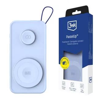 3mk PastelUp Powerbank 10, 000mAh 22.5W USB 1A1C - Kék