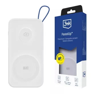 3mk PastelUp Powerbank 10, 000mAh 22.5W USB 1A1C - fehér