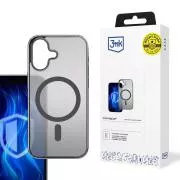 3mk védőburkolat Frosty MagCase fekete Apple iPhone 16 készülékhez