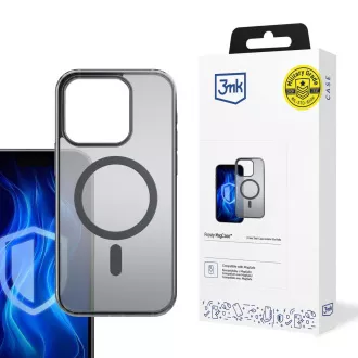 3mk védőburkolat Frosty MagCase fekete Apple iPhone 16 Pro Max készülékhez
