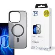 3mk védőburkolat Frosty MagCase fekete Apple iPhone 16 Pro készülékhez
