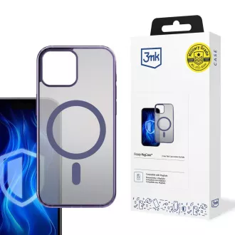 3mk védőburkolat Frosty MagCase lila Apple iPhone 15 készülékhez