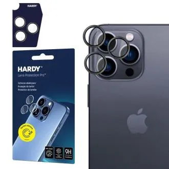 3mk Hardy Lens Protection Pro iPhone 16 Pro /16 Pro Max készülékhez Titánszürke szürke 3mk Hardy Lens Protection Pro iPhone 16 Pro /16 Pro Max készülékhez Titánszürke szürke