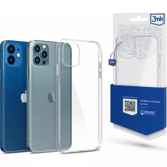 3mk védőburkolat átlátszó tok Apple iPhone 12 / 12 Pro, átlátszó