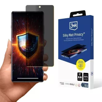 3mk védőfólia Silky Matt Privacy a Samsung Galaxy S25 készülékhez 3mk védőfólia Silky Matt Privacy a Samsung Galaxy S25 készülékhez