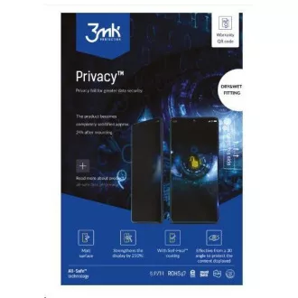 3mk All-Safe - AIO film BH Privacy Dry & Wet illeszkedő telefon, 5 db 3mk All-Safe - AIO film BH Privacy Dry & Wet illeszkedő telefon, 5 db