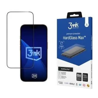 3mk HardGlass Max Black edzett üveg az Apple iPhone 17 Pro Max készülékhez 3mk HardGlass Max Black edzett üveg az Apple iPhone 17 Pro Max készülékhez