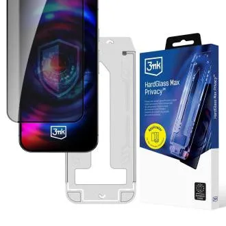 3mk HardGlass Max Privacy FrameFit edzett üveg az Apple iPhone 17 Pro-hoz 3mk HardGlass Max Privacy FrameFit edzett üveg az Apple iPhone 17 Pro-hoz