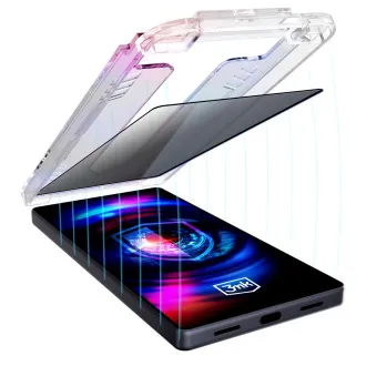 3mk edzett üveg Hardglass Max Privacy Framefit a Samsung Galaxy S26 számára 3mk edzett üveg Hardglass Max Privacy Framefit a Samsung Galaxy S26 számára