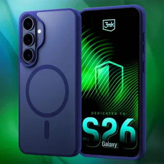 3mk védőburkolat Smoke MagCase kék Samsung Galaxy S26  számára