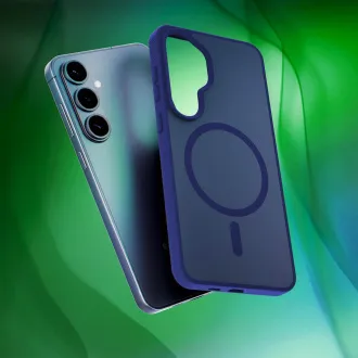 3mk védőburkolat Smoke MagCase kék Samsung Galaxy S26  számára