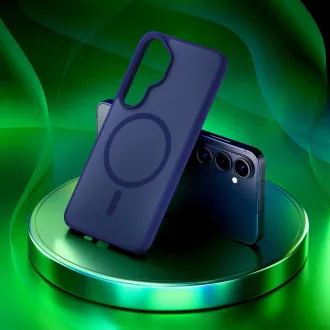 3mk védőburkolat Smoke MagCase kék Samsung Galaxy S26  számára