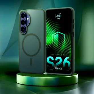 3mk védőburkolat Smoke MagCase zöld a Samsung Galaxy S26 számára 3mk védőburkolat Smoke MagCase zöld a Samsung Galaxy S26 számára