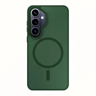 3mk védőburkolat Füstös MagCase zöld Samsung Galaxy S26 számára 3mk védőburkolat Füstös MagCase zöld Samsung Galaxy S26 számára