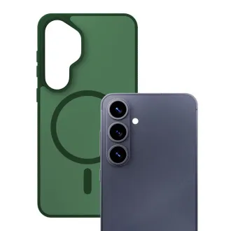 3mk védőburkolat Füstös MagCase zöld Samsung Galaxy S26 számára 3mk védőburkolat Füstös MagCase zöld Samsung Galaxy S26 számára