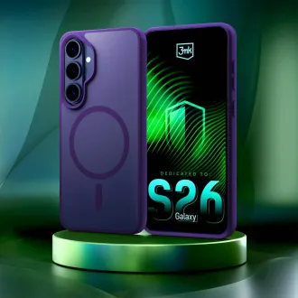3mk védőburkolat Smoke MagCase lila a Samsung Galaxy S26 számára 3mk védőburkolat Smoke MagCase lila a Samsung Galaxy S26 számára