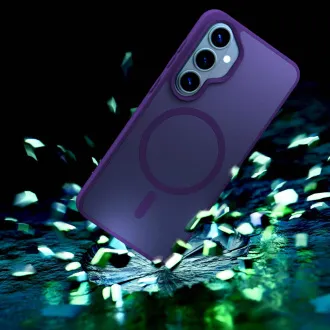 3mk védőburkolat Smoke MagCase lila a Samsung Galaxy S26 számára 3mk védőburkolat Smoke MagCase lila a Samsung Galaxy S26 számára