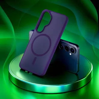 3mk védőburkolat Smoke MagCase lila a Samsung Galaxy S26  számára