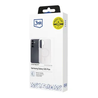 3mk védőburkolat Smoke MagCase fehér Samsung Galaxy S26 számára 3mk védőburkolat Smoke MagCase fehér Samsung Galaxy S26 számára