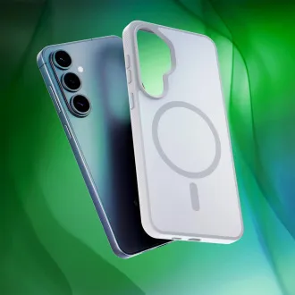 3mk védőburkolat Smoke MagCase Fehér Samsung Galaxy S26-hoz