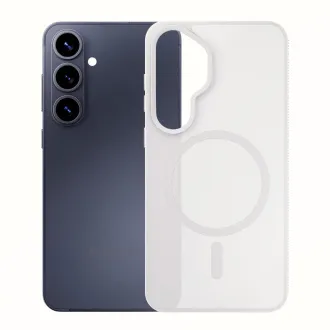 3mk védőburkolat Smoke MagCase Fehér Samsung Galaxy S26-hoz