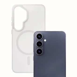 3mk védőburkolat Smoke MagCase Fehér Samsung Galaxy S26-hoz